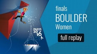 IFSC World Championships Paris 2016  Finals  Women Bouldering amp Men Paraclimbing AL2 [upl. by Renfred377]