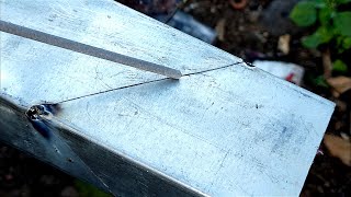 only home welders know the tricks of strong welding on thin square metal [upl. by Ossy685]