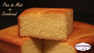 Recette du Pain de Maïs ou Cornbread Américain [upl. by Eirbua]