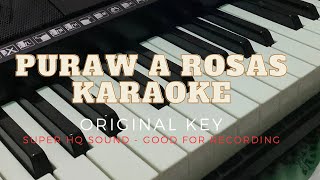 Puraw a Rosas Karaoke original key  JPG Keys [upl. by Clance]