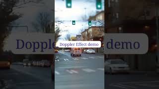 Doppler effect demo physics dopplereffect education [upl. by Bryon]