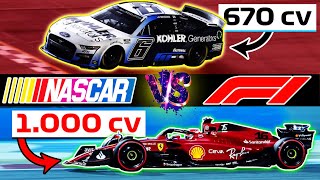 F1 vs NASCAR 2022 💥 ¿Qué Coche es MÁS RÁPIDO Comparación DAYTONA 500 vs MÓNACO vs COTA  PIT STOP [upl. by Latt297]