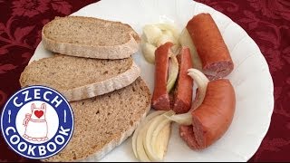 Pickled Sausage Recipe  Utopenci  Czech Cookbook [upl. by Lebaron373]