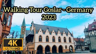 Walking Tour Goslar  Germany 2023 4K [upl. by Carmelo]