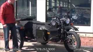 2015 Ural Gear Up Flat Black Demonstration Ural of New England [upl. by Nylsoj326]