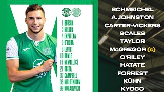 HIBS VS CELTIC STARTING XI REVEALED [upl. by Yul]