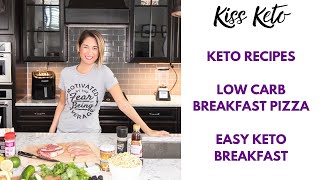 Keto Recipes  Low Carb Breakfast Pizza  Easy Keto Breakfast [upl. by Meagher]