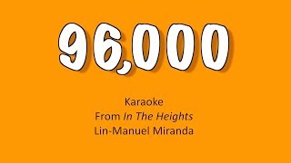 96000  In The Heights  TIG Music Karaoke Cover [upl. by Leund]