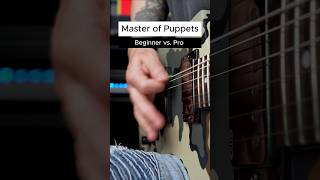 Beginner vs Pro Master of Puppets  how would you play it 🎸🤘🏻 metal [upl. by Manville567]