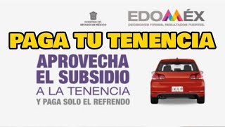 PAGO DE TENENCIA DE MOTO O CARRO ESTADO DE MÉXICO 2022  TRÁMITES  FÁCIL Y RÁPIDO  MASSIOSARE [upl. by Ellehcam]