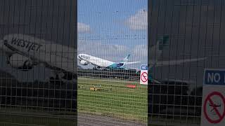 WestJet Boeing 7879 Dreamliner takeoff from Edinburgh airport EDI ✨️✨️✨️ [upl. by Ennaeel]