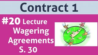 Indian Contract Act 1872 Wagering Agreement S30 [upl. by Rogerg]