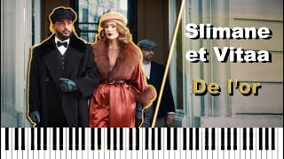 De lor  Vitaa et Slimane Piano Instrumentale [upl. by Winna]