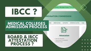 IBCC Matric amp Intermediate Documents Attestation  Medical Colleges Admission Update [upl. by Petunia]