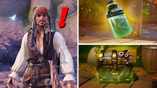 Fortnite NEW Pirates of the Caribbean Boss amp Mythic Weapons Location Guide [upl. by Sherlock820]