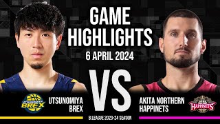 Utsunomiya Brex vs Akita Northern Happinets  Game Highlights [upl. by Valle595]