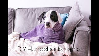 MINAs VLOG  DIY Hundebademantel [upl. by Viquelia]