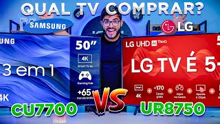 EITA Qual a MELHOR TV que testei Samsung 3 em 1 vs LG 5 em 1 Qual comprar em 2024 [upl. by Attehcram]