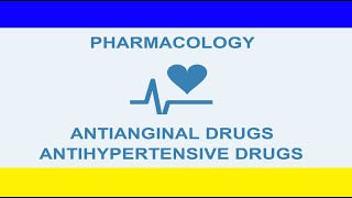 Pharmacology Lecture 12 English DRUGS ACTING ON CVS ANTIANGINAL AND ANTIHYPERTENSIVE in details [upl. by Caralie]