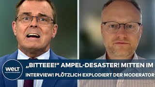 DEUTSCHLAND AmpelDesaster Mitten im Interview Und plötzlich platzt dem Moderator der Kragen [upl. by Nahsad690]