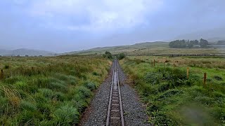 Drivers Eye View  Welsh Highland Railway Rheilffordd Eryri  Porthmadog to Caernarfon [upl. by Nylatsyrc]