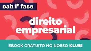 Direito Empresarial  OAB  Títulos de Crédito II  CURSO GRATUITO [upl. by Trudey]