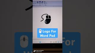 Word Pad Mouse Logo shorts trending windows [upl. by Ahsien]