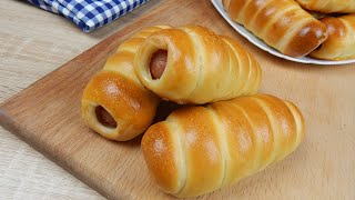 Сосиски в Тесте ✧ Простой рецепт воздушного теста ✧Sausage Roll Recipe English Subtitles [upl. by Eslehc896]