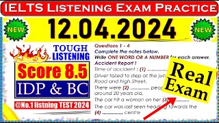 IELTS LISTENING PRACTICE TEST 2024 WITH ANSWERS  12042024 [upl. by Ettenyar]