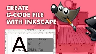 How To Create GCode File With Inkscape For CNC Machine [upl. by Tye683]