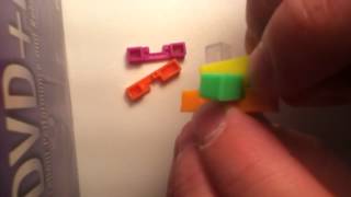 BURR PUZZLE 6 PIECES SOLUTION  PLASTIC COLORS VERSION [upl. by Llehcal]