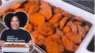 The Secret to the BEST Southern Candied Yams Soul Food Thanksgiving Side Dish Recipe [upl. by Eillam]