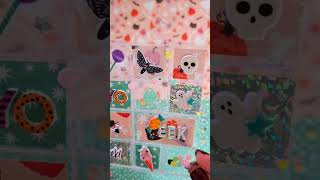 Slower view of my eeny weeny pocket letter embellishments ✨️🩷 Halloween craft mini cute pastel [upl. by Nahpos]