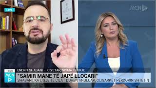 Shabani Samir Mane të japë llogari Të anulohen ligjet e bëra me porosi [upl. by Notsuj]