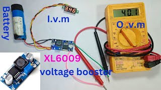 voltage booster module DC to DC voltage converter32 volt battery step up 40 volt XL6009 [upl. by Enilesoj]