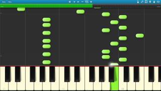 Daft Punk  Giorgio by Moroder  Synthesia piano tutorial synth [upl. by Sidnac]