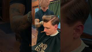 Massive Pompadour you NEED to see 🤯💈barber howtostyleapompadour [upl. by Lleruj651]