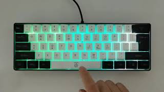 Snpurdiri 60 Percent Gaming Keyboard Small and Essential for You [upl. by Retsehc]