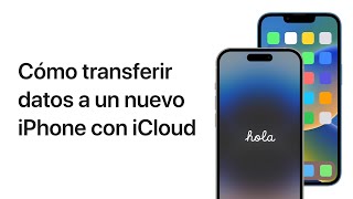 Cómo transferir datos a un nuevo iPhone  Soporte técnico de Apple [upl. by Naivart134]