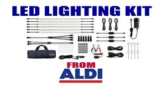 LED Strip Lights from Aldi  Caravan and Camping gear [upl. by Mcclenaghan361]