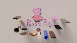 Marble Plays Peppa Pig Theme on Different Instruments [upl. by Ashley]