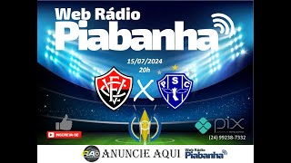 VITÓRIA X PAYSANDU  NARRAÇÃO AO VIVO  BRASILEIRÃO FEMININO A3  15072024 [upl. by Atiroc]