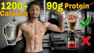 High Protein Muscle Building Shake  High Calorie Homemade Protein Shake [upl. by Leonidas731]