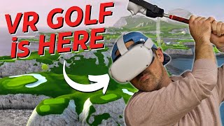 How Realistic is VR Golf  Oculus Quest 2 Golf Review [upl. by Antin818]