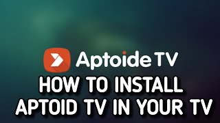 How to install Aptoide TV app on Firestick or Android TV [upl. by Orton]