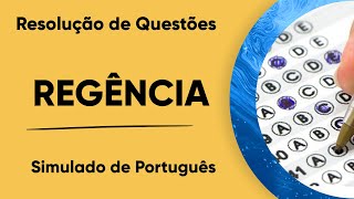 REGÊNCIA  RESOLUÇÃO DE QUESTÕES [upl. by Assiluj694]