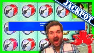 AS IT HAPPENS The Monkees Slot Machine Bonus  Jackpot  Handpay [upl. by Hayifas]