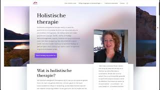 portfolio website holistische therapie [upl. by Beane]