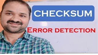 Checksum  Error Detection Technique [upl. by Hyo616]