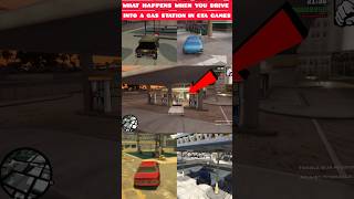 WHAT HAPPENS WHEN YOU DRIVE INTO A GAS STATION IN GTA GAMES gta shorts [upl. by Salaidh786]